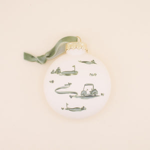 Golf Hand Painted Ornaments | Freshwater