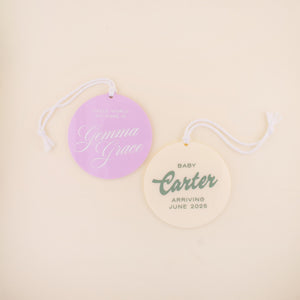 Custom Baby Name Ornament | Freshwater