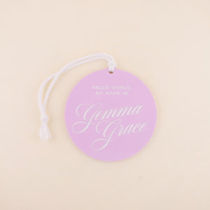 Custom Baby Name Ornament | Freshwater