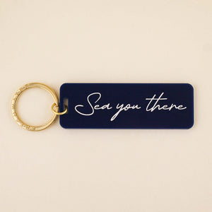 Sea You There Keychain in Navy Acrylic | Shop Freshwater
