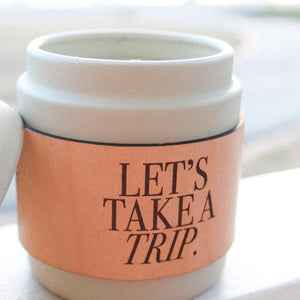Let's Take A Trip Travel Candle | Shop Freshwater