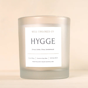 Well-Taylored Co. Hygge Coconut Soy Candle | Freshwater