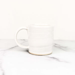 White Handmade Ceramic Mug | Freshwater